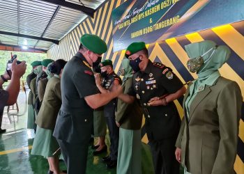 Serah Terima Jabatan di Makoramil 052/Wkr, Letkol Inf Ali Imran Resmi Jabat Dandim 0506/Tgr