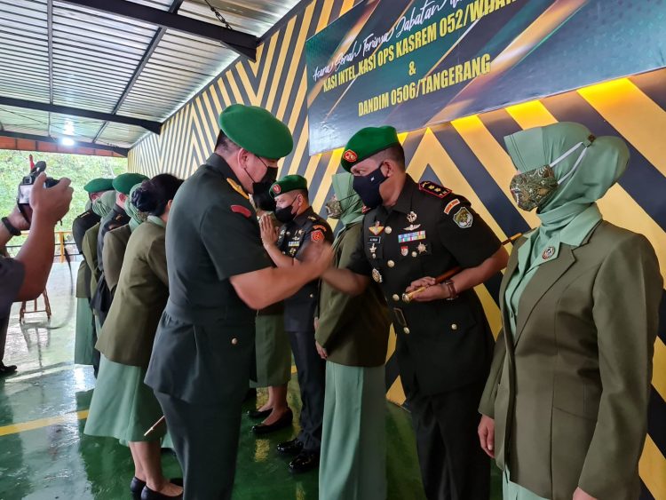 Serah Terima Jabatan di Makoramil 052/Wkr, Letkol Inf Ali Imran Resmi Jabat Dandim 0506/Tgr