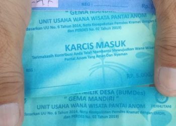 Diduga Adanya Oknum Menjual Karcis di Tempat Wisata Pantai Anom