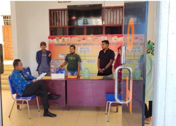 Kunjungi BPBD, Wabup Rohil Kecewa Belum Ada ASN Yang Masuk Kantor