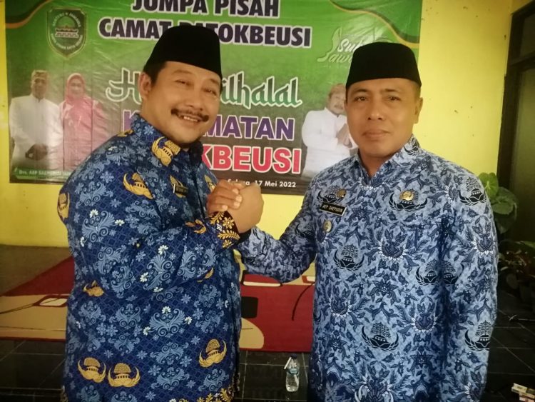 Drs. Aep Saepudin Subandi  Jabat Camat Kecamatan Patokbeusi, APDESI Ucapkan Selamat Bertugas