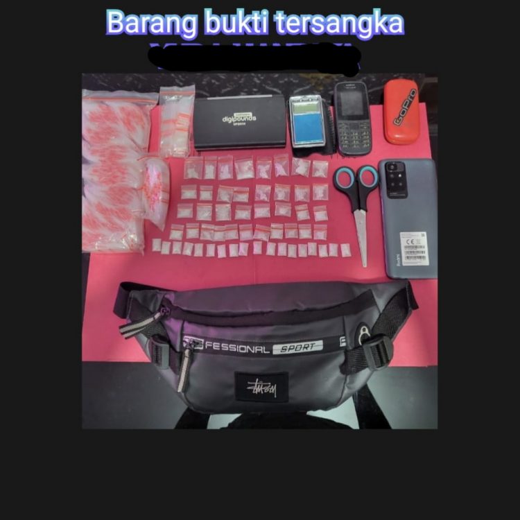 Sat Narkoba Polres Rohil Menangkap Seorang Supir Truk, BB 15.79 Gr Sabu Ikut Sita