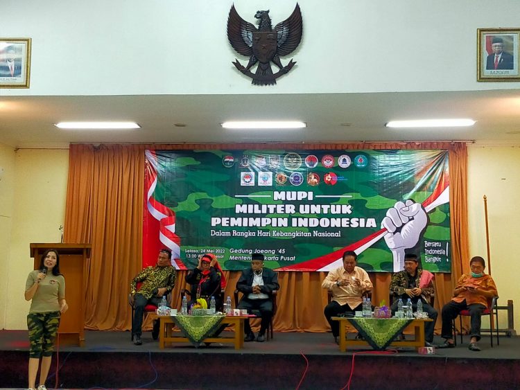 Ormas,LSM,Tokoh Budaya,Tokoh Agama Deklarasi Dukung Moeldoko Capres di Gedung Joeang 45 Menteng Jakarta Pusat
