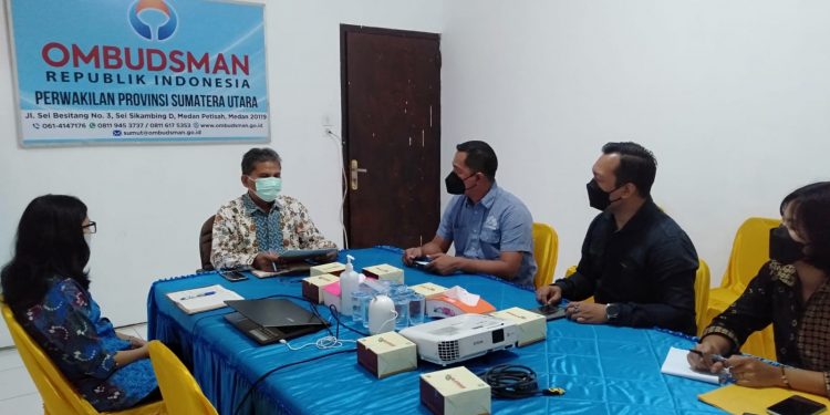 Ombudsman RI Perwakilan Sumut Terima Kunjungan Tim Koordinasi Reformasi Birokrasi Polri Biro Perencanaan Polda Sumut
