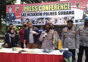 Polres Subang Amankan K-Y 42 Tahun,  Lerai Kakak Berkelahi Dengan Badut Megakibatkan Meninggal Dunia
