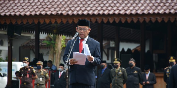 Bupati Achmad Husein Pimpin Upacara Hari Lahir Pancasila