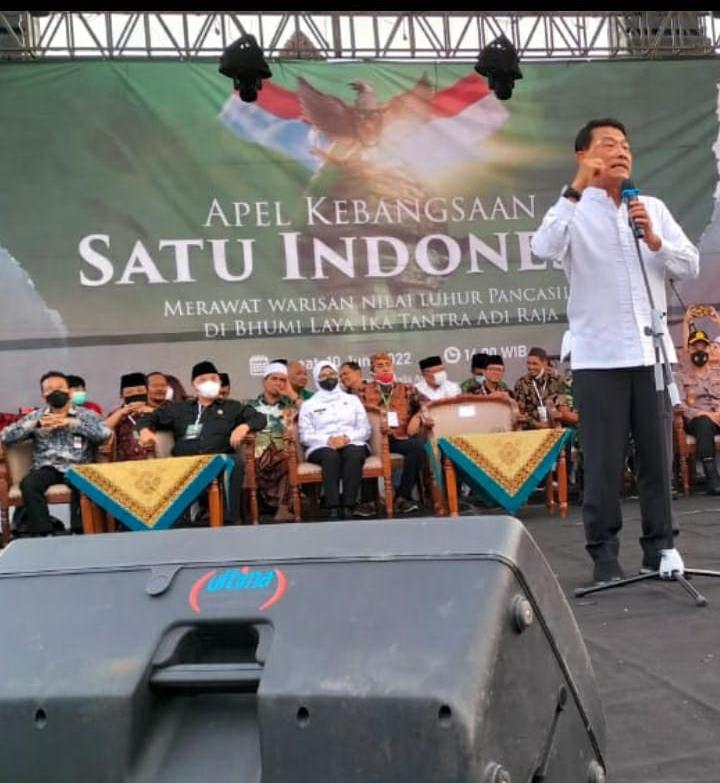 Moeldoko Center(MC) dan PRO Moeldoko (PRO M) Hadiri Apel Kebangsaan di Blitar