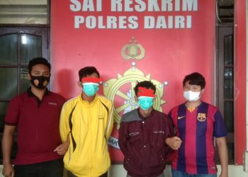 Sat Reskrim Polres Dairi Amankan 2 Tersangka  Pengeroyokan Terhadap Julinton Siburian