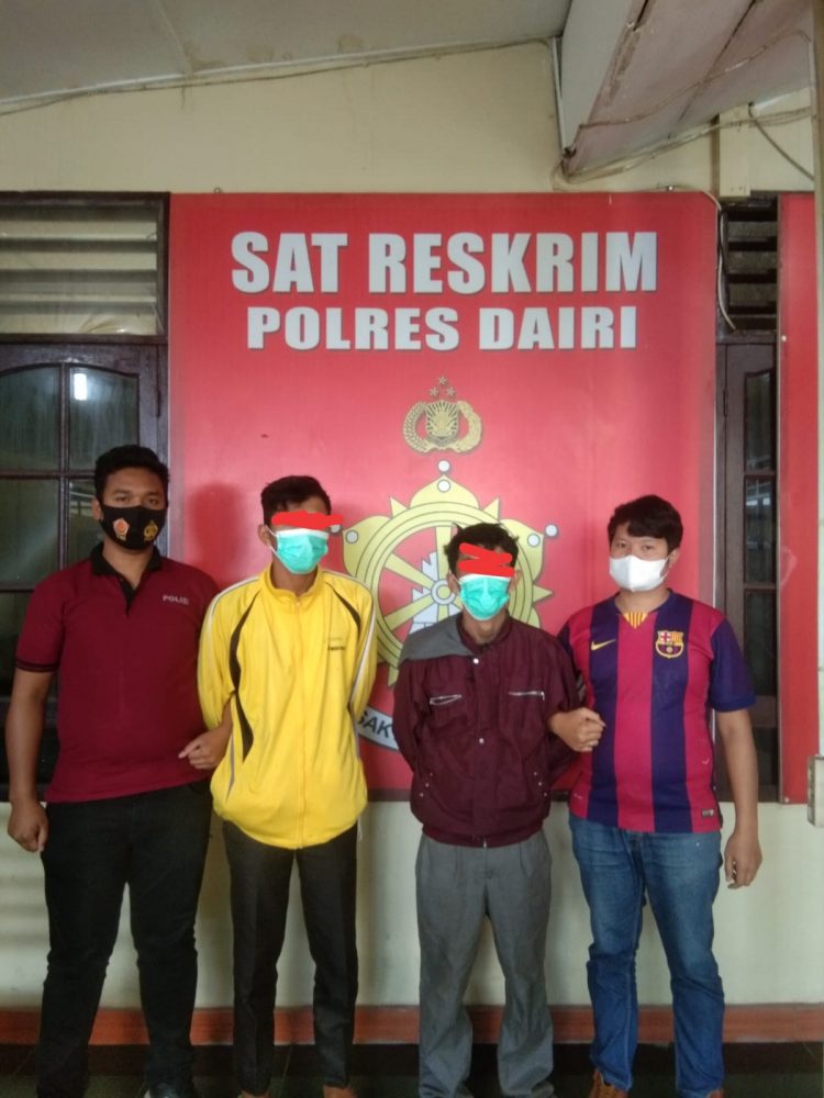 Sat Reskrim Polres Dairi Amankan 2 Tersangka  Pengeroyokan Terhadap Julinton Siburian