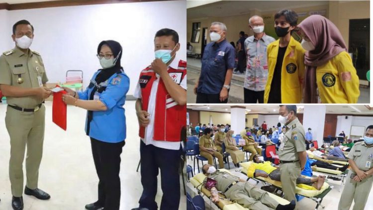 Markas PMI Jakarta Selatan dan Wali Kota Jaksel Gelar Donor Darah