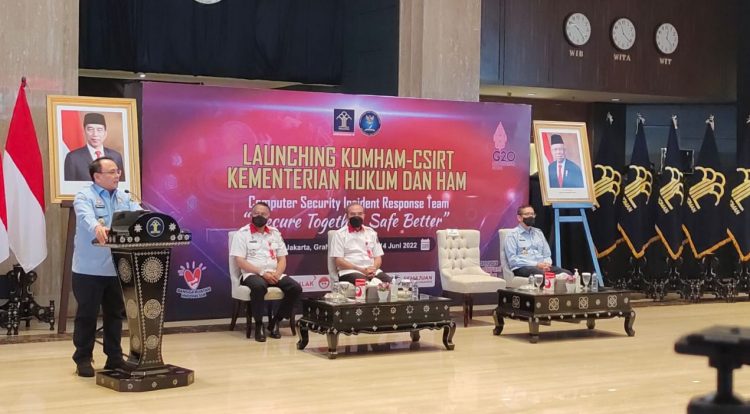 Luncurkan Tim Tanggap Insiden Siber, Kemenkumham Tanggap Hadapi Perang Siber