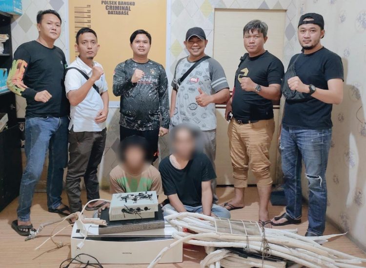 Polsek Bangko Berhasil Ungkap dan Amankan Pelaku Curat