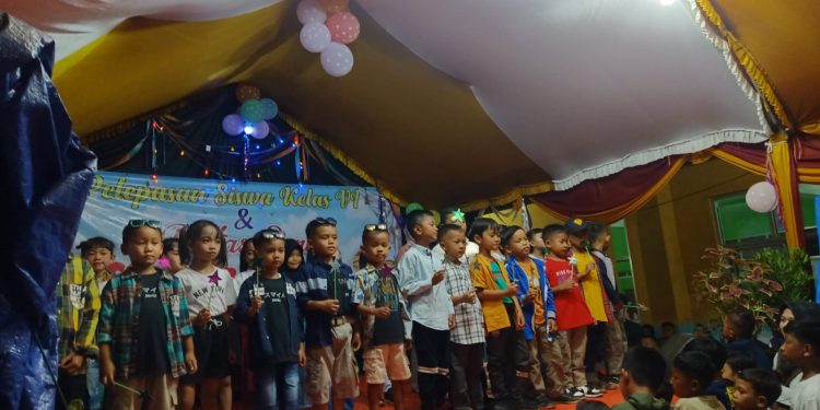 Pentas Seni SDN CIBATUTIGA Kenaikan Kelas 1 sd Kelas 5 Sekaligus Pelepasan Siswa Kelas 6, Cukup Meriah
