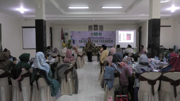 Tingkatkan Kapasitas Tenaga Kerpendidikan : SD Master NU Sokaraja Menggelar Whorkshop