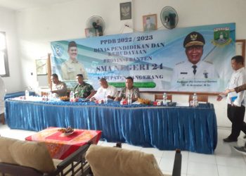 Sosialisasi PPDB Tahun Ajaran 2022/2023 di SMAN 24 Kab.Tangerang Bersama Tiga Pilar dan Anggota DPRD Banten