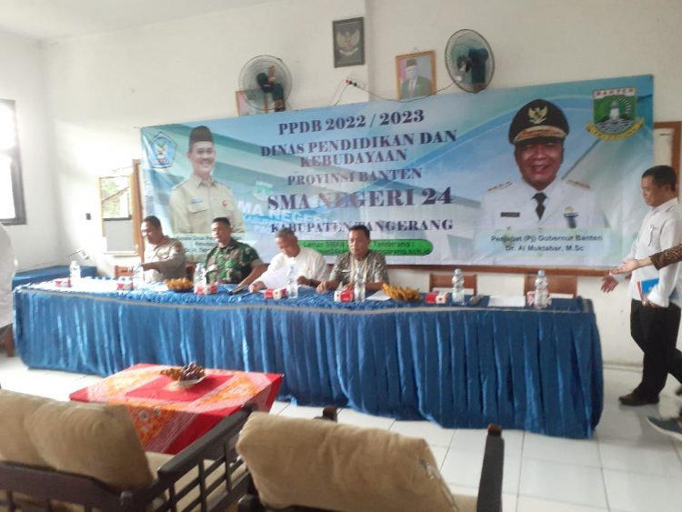 Sosialisasi PPDB Tahun Ajaran 2022/2023 di SMAN 24 Kab.Tangerang Bersama Tiga Pilar dan Anggota DPRD Banten