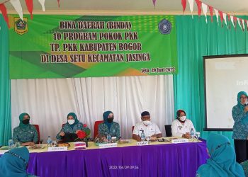 TP-PKK Kabupaten Bogor Lakukan Bina Daerah, 10 Program Pokok