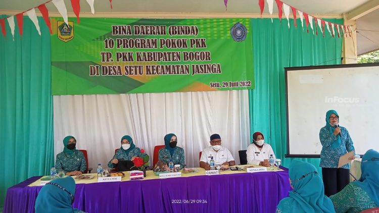 TP-PKK Kabupaten Bogor Lakukan Bina Daerah, 10 Program Pokok