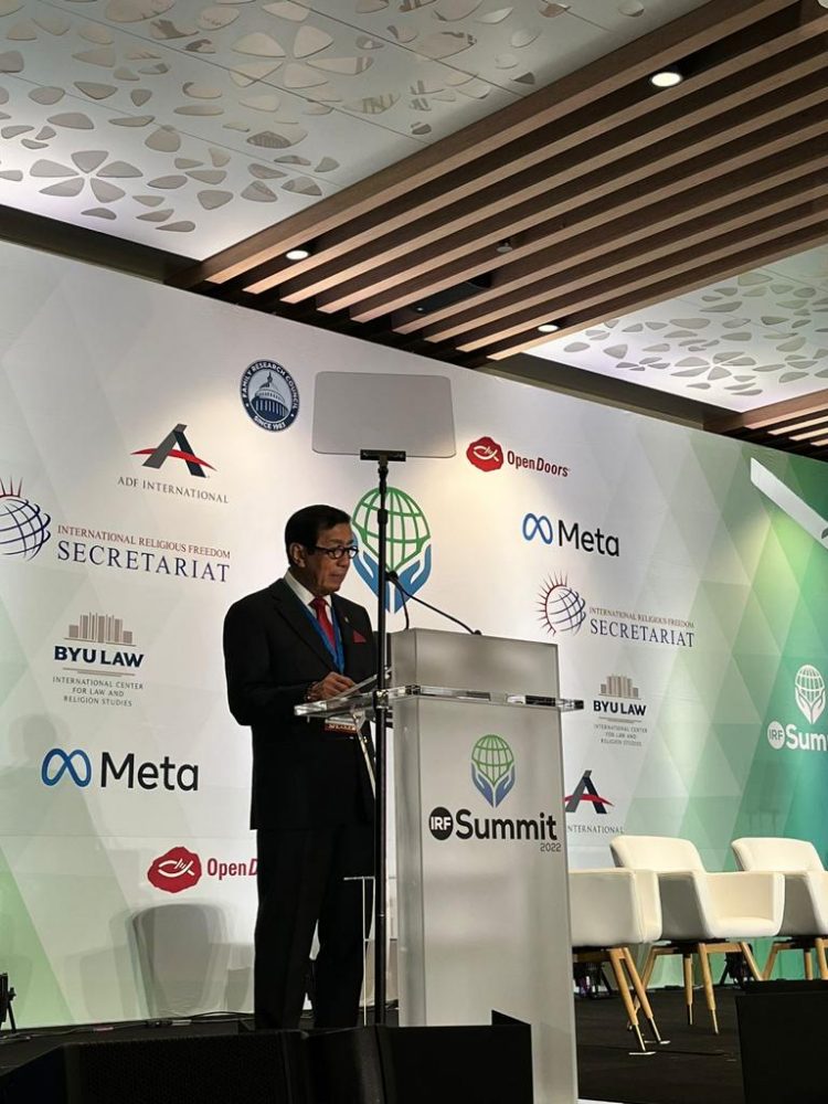 Di AS, Menkumham RI Yasonna Bagikan Cara Indonesia Jaga Kerukunan