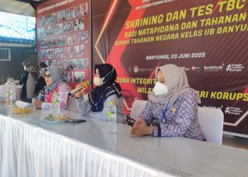 Peduli Kesehatan Warga Binaan,  Rutan Banyumas Adakan Skrining dan Tes TBC