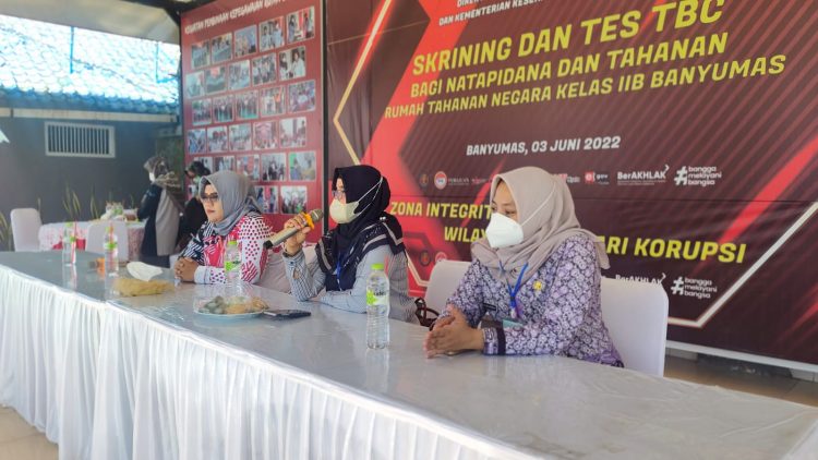 Peduli Kesehatan Warga Binaan,  Rutan Banyumas Adakan Skrining dan Tes TBC