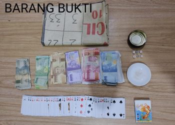 5 Pemain Judi Song di Kepenghuluan Labuhan Tangga di Tangkap Polsek Bangko
