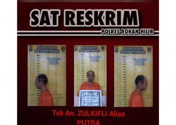 Curi Pipa Besi Filing Rig PT PHR, 3 Pengangguran di Tangkap Sat Reskrim Polres Rohil, 1 Diantaranya Resedivis