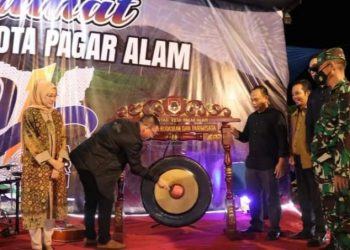 Walikota Pagar Alam Buka Bazar, Pentas Seni Budaya Dalam rangka HUT Kota Pagar Alam ke 21