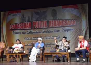 Sarasehan Politik Kebangsaan, Achmad Husein Tekankan Pentingnya Pancasila Dalam Kehidupan