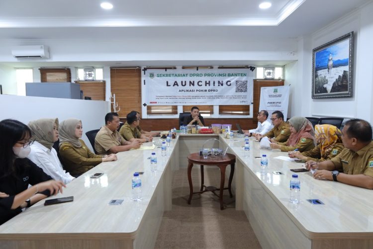 Humas Sekretariat DPRD Provinsi Banten Luncurkan Aplikasi POKIR DPRD Banten