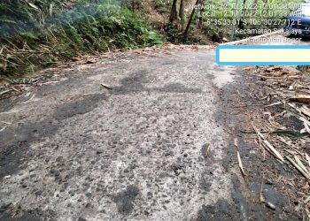 Diduga Program Samisade di Desa Sukajaya, Jalan Hotmix Baru 1 Bulan Dikerjakan Sudah Rusak Parah, Ada Apa ?