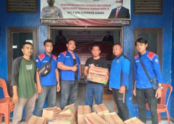 Bantuan Sembako Dari Kapolri Bagi 15 PUK KSPSI Kabupaten Subang, Disalurkan