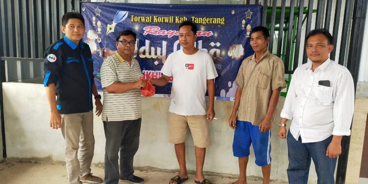 Forwat Korwil Kab Tangerang Berbagi Ikhlas Rayakan Idul Adha