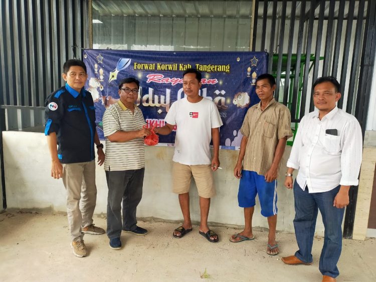 Forwat Korwil Kab Tangerang Berbagi Ikhlas Rayakan Idul Adha