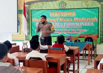 Polsek Bukateja Isi Materi Kegiatan Matsama di MTs Negeri 3 Purbalingga