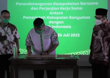 Pemkab Banyumas Gandeng Grab, Dukung Pemberdayaan UMKM dan Pelayanan Publik