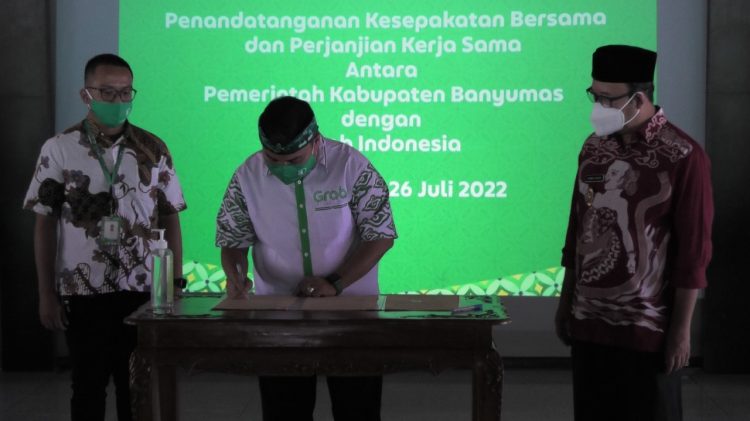 Pemkab Banyumas Gandeng Grab, Dukung Pemberdayaan UMKM dan Pelayanan Publik