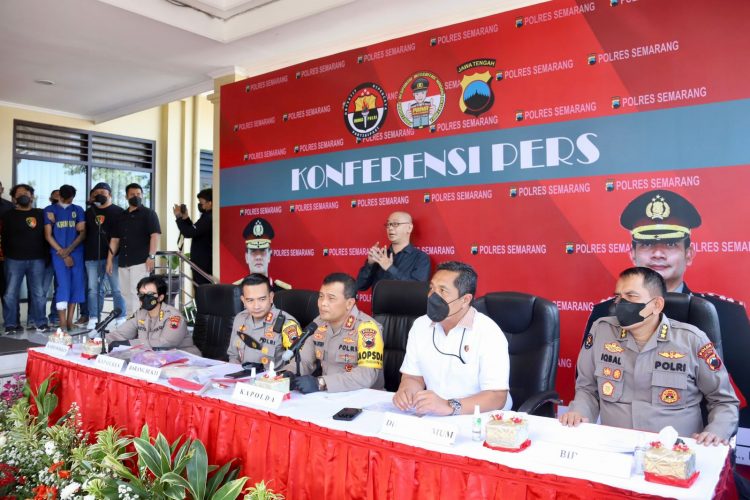 Kapolda Jateng Pimpin Gelar Ungkap Kasus Mutilasi di Ungaran