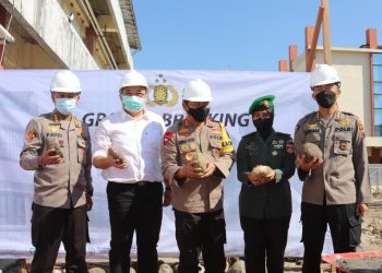 Kapolda Jateng Letakkan Batu Pertama Pembangunan Sarana Tambahan RS Bhayangkara Semarang