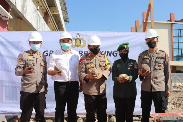 Kapolda Jateng Letakkan Batu Pertama Pembangunan Sarana Tambahan RS Bhayangkara Semarang