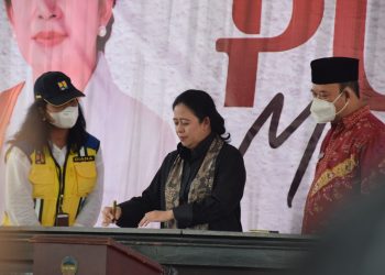 Ketua DPR Puan Maharani Resmikan Jalan Bung Karno