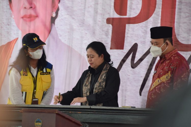 Ketua DPR Puan Maharani Resmikan Jalan Bung Karno