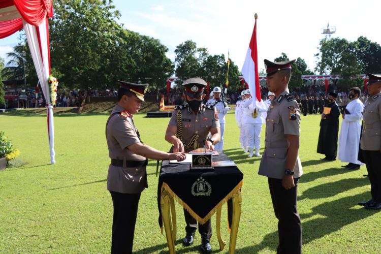 Kapolda Jateng Lantik 612 Bintara Remaja Polri, 20 Orang Ditempatkan di IKN