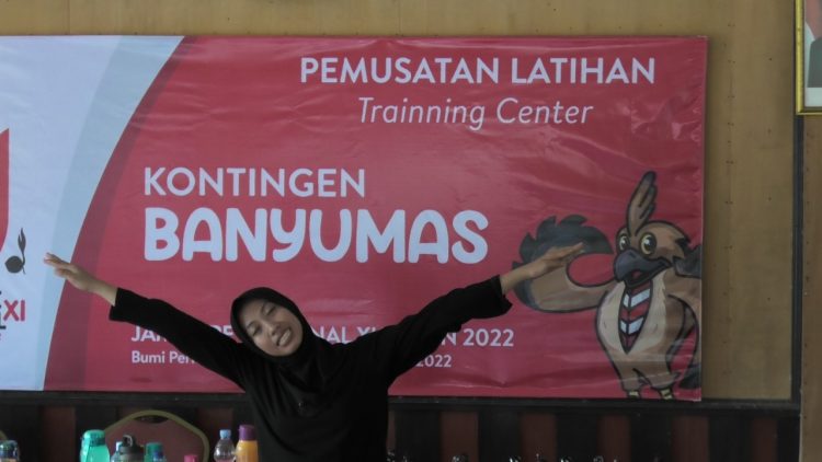 Lima Kontingen Jambore Nasional Latihan Bareng di Banyumas
