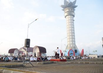 Bupati Dijadwalkan Salat Idul Adha di Area Menara Teratai, Besok