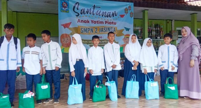 Tahun Baru Islam, SMPN 2 Jasinga Adakan Santunan Yatim
