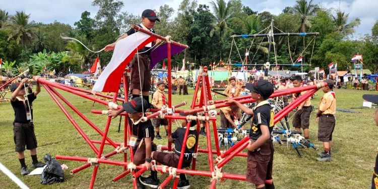 Sebanyak 56 Regu Ramaikan LT II Kwarran Purwojati