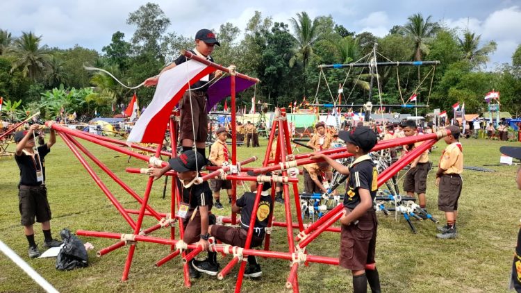 Sebanyak 56 Regu Ramaikan LT II Kwarran Purwojati