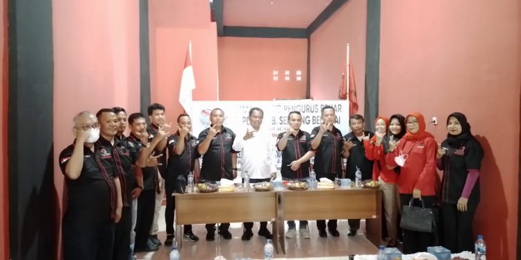 Rapat Progam Kerja BBHAR DPC PDI Perjuangan Dihadiri Bupati Serdang Bedagai