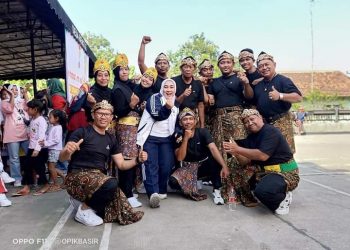 Sebagai Bentuk Memeriahkan HUT RI Ke 77 Tahun, Desa Bengle Karawang Mengadakan Perlombaan Senam Antar Lembaga (PSAL)